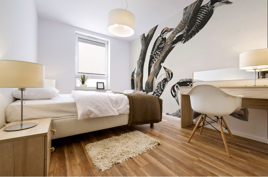 Marias Woodpecker Mural print