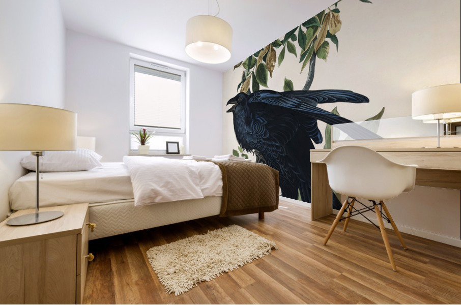 Raven Mural print