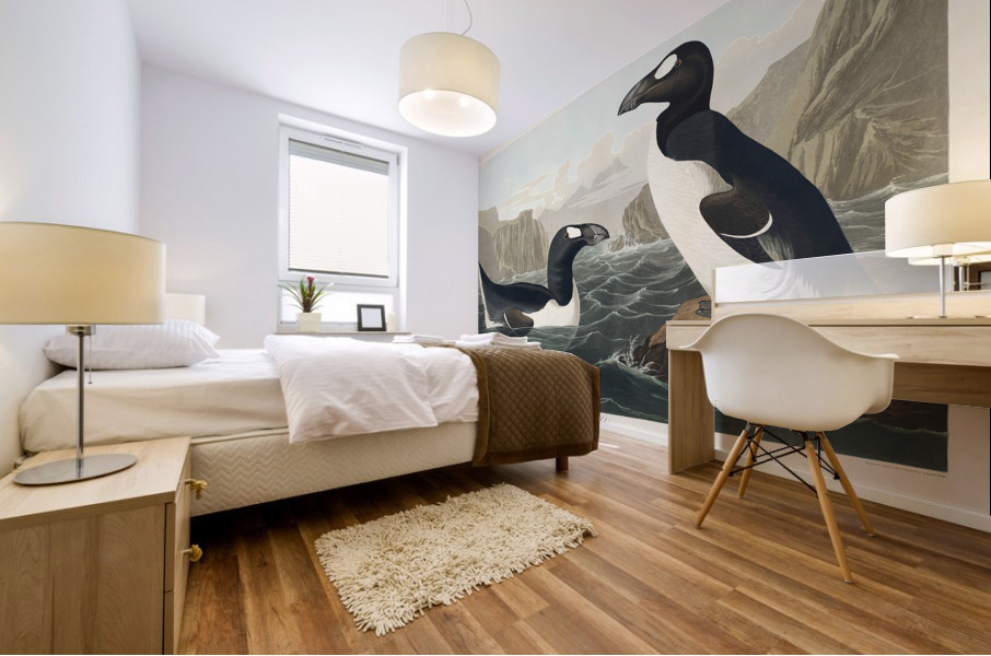 Great Auk Mural print