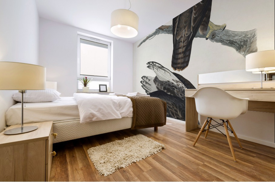 Black Warrior Mural print