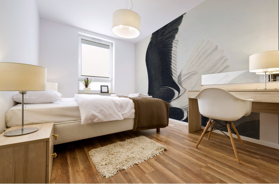 Black Backed Gull Mural print