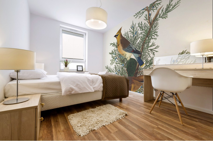 Cedar Bird Mural print