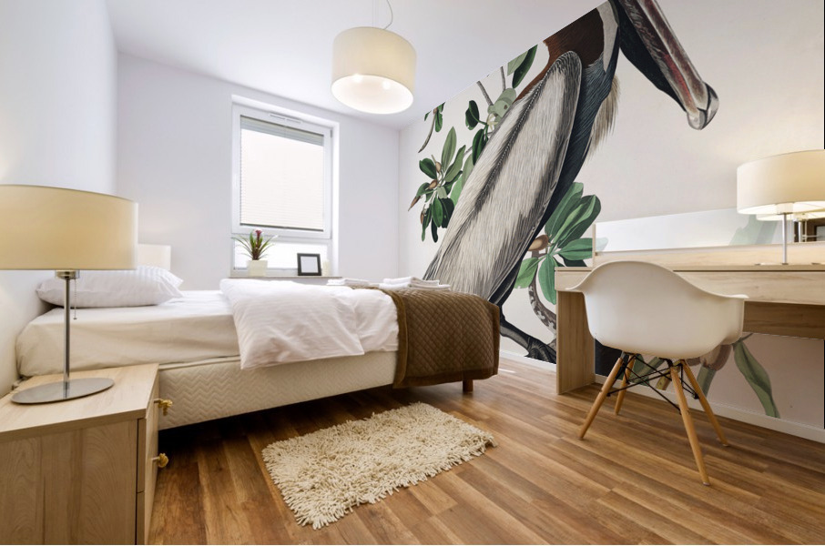 Brown Pelican Mural print