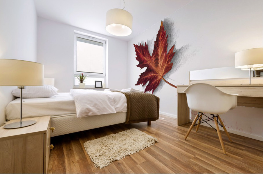 Autumn Leaf 1874 Mural print