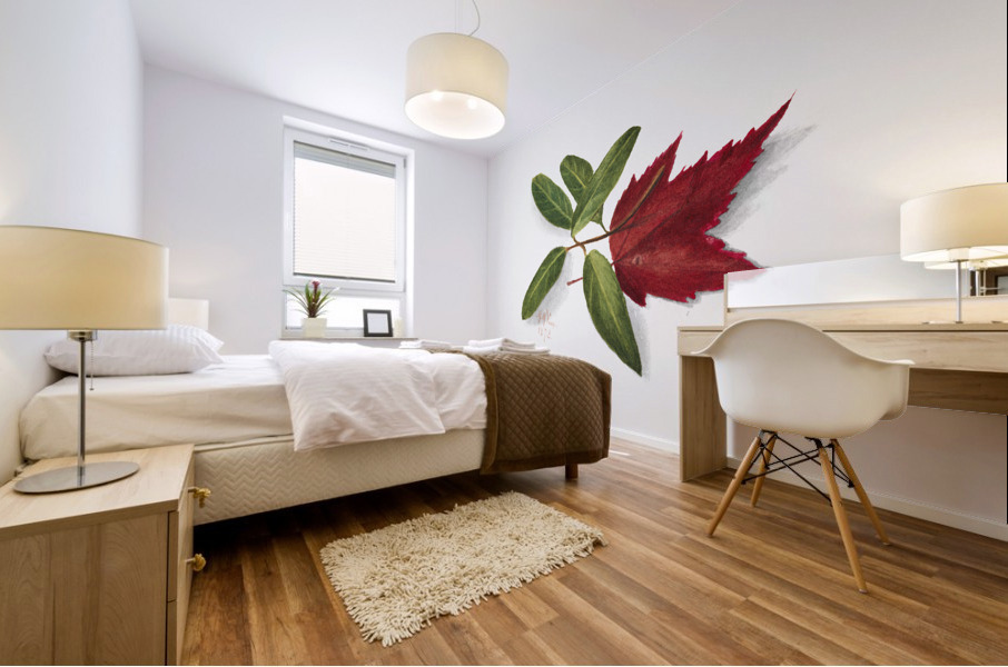 Autumn Leaves 1874 Mural print