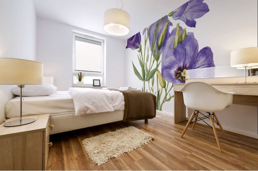 Eustoma russelianum 1930 Mural print