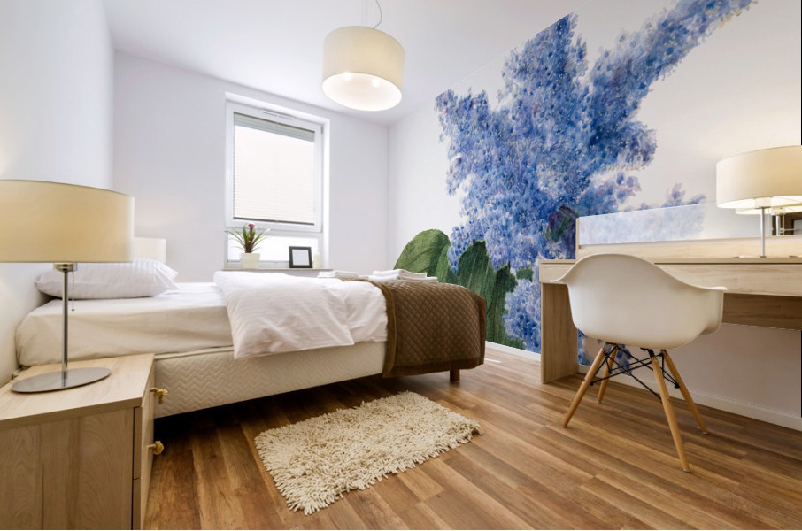 California Lilac Ceanothus thyrsiflorus 1935 Mural print