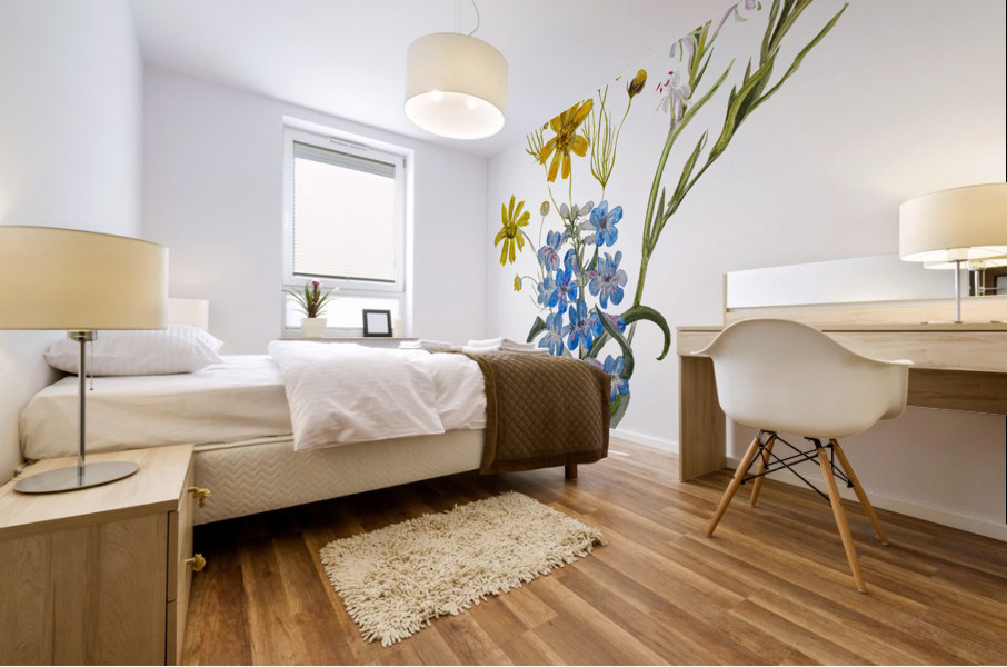 Group of Flowers 1883 Mural print