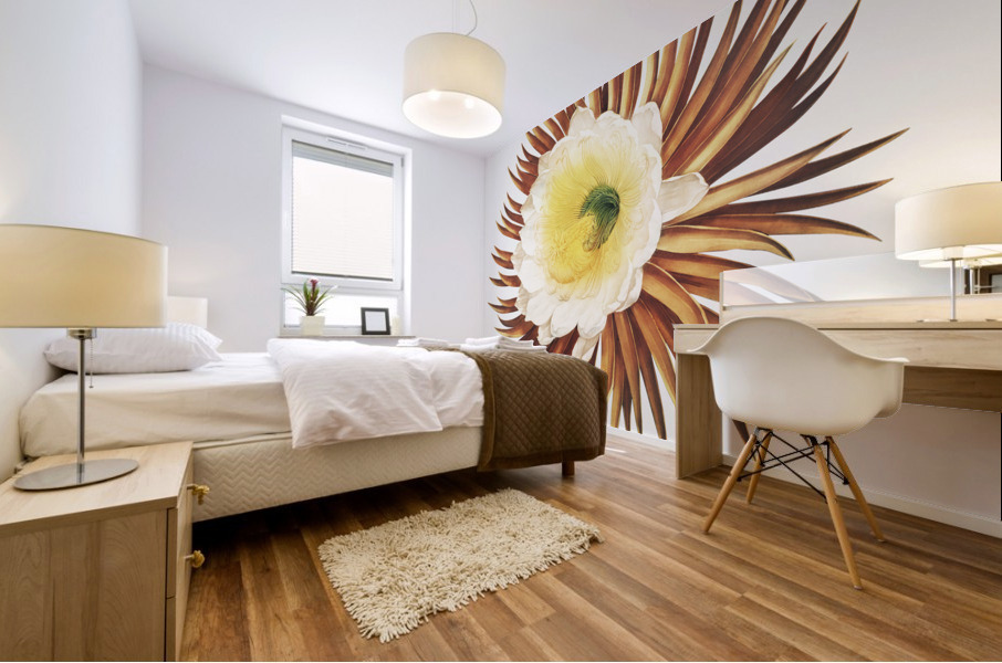 The Night–Blowing Cereus Mural print