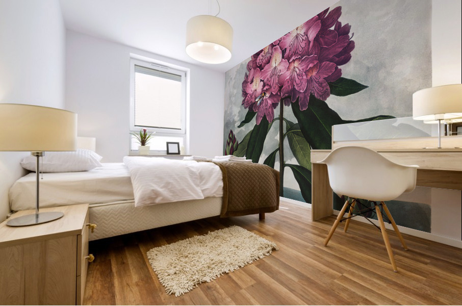 The Pontic Rhododendron Mural print