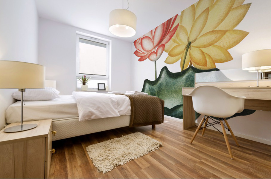 The Sacred Egyptian Bean Mural print