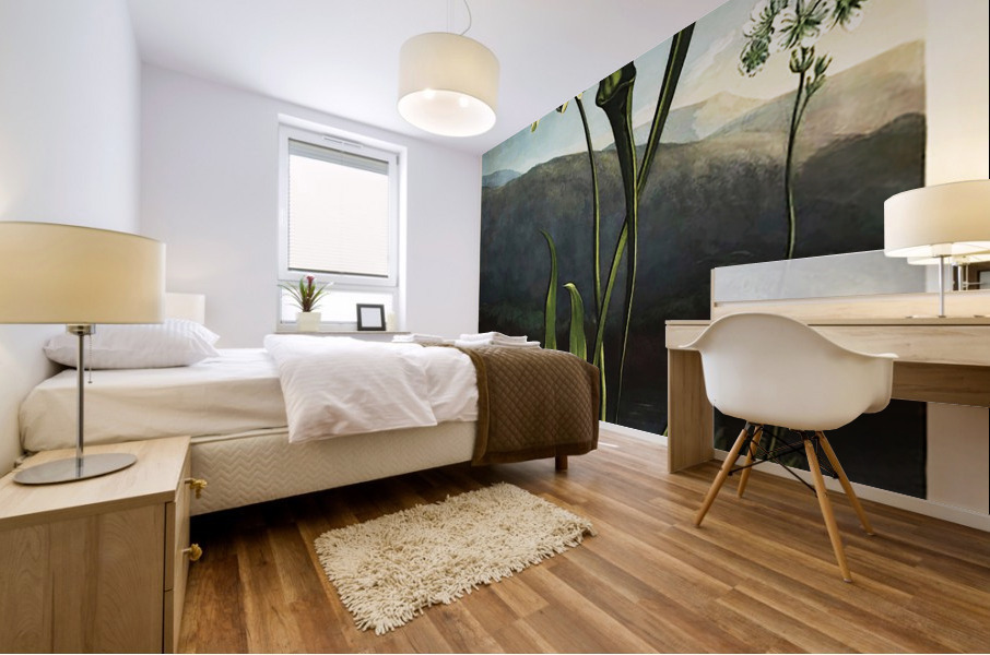 American Bog Plants Mural print