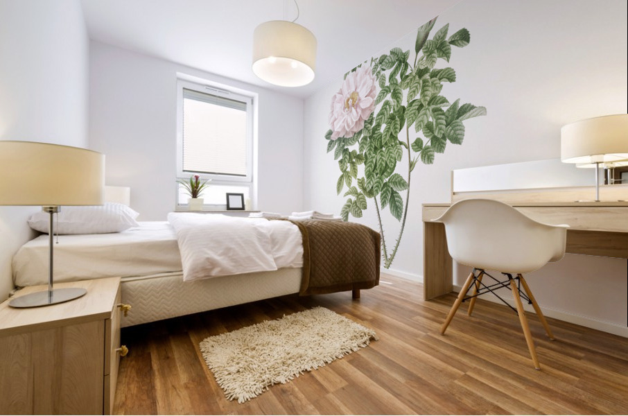 Ventenat rose in bloom Mural print