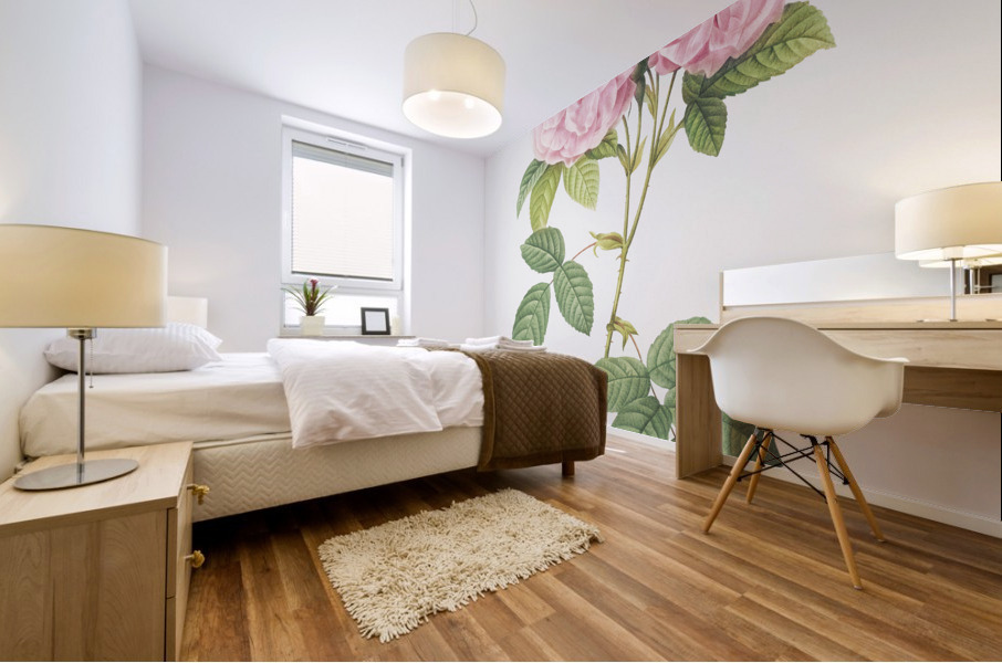 Vintage Leschenaults Rose Impression murale