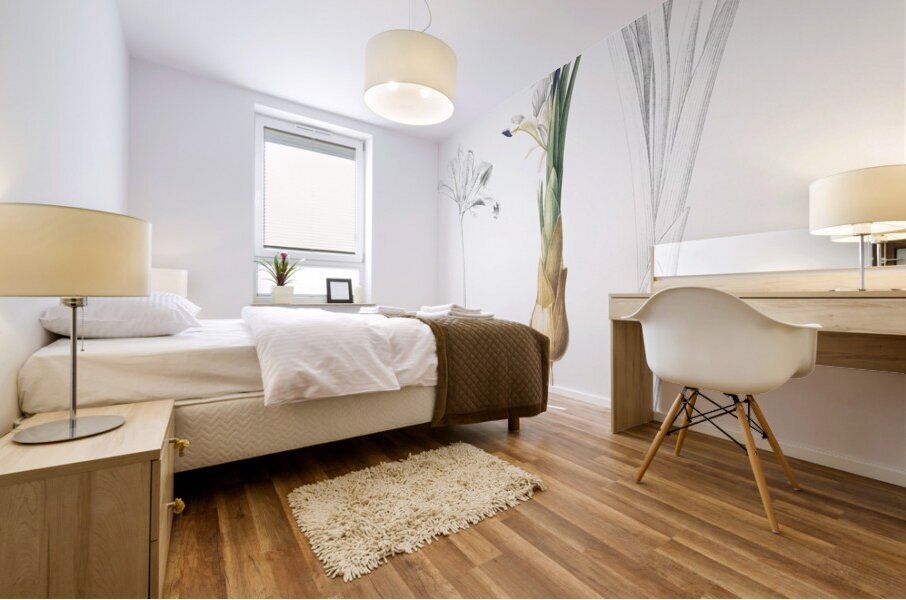 Iris Persica illustration  Mural print