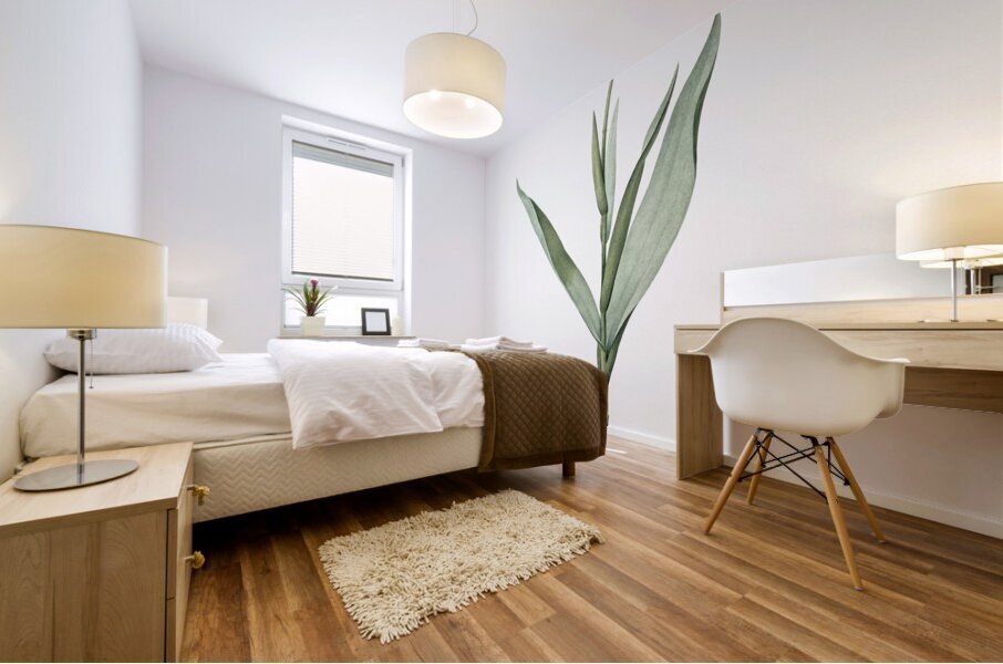 Tulip illustration  Mural print