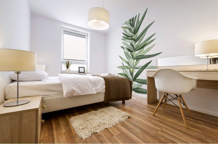 Whorled Solomon seal illustration  Mural print