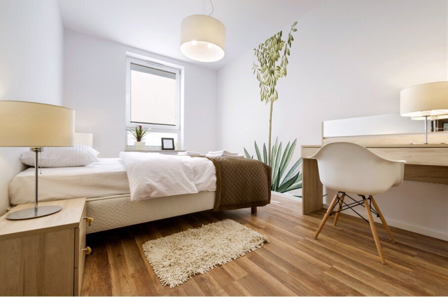 Adam needle illustration  Mural print