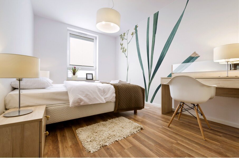 Sandbog death camas illustration  Mural print