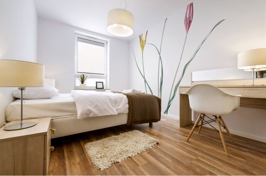 Sandbog death camas illustration  Mural print