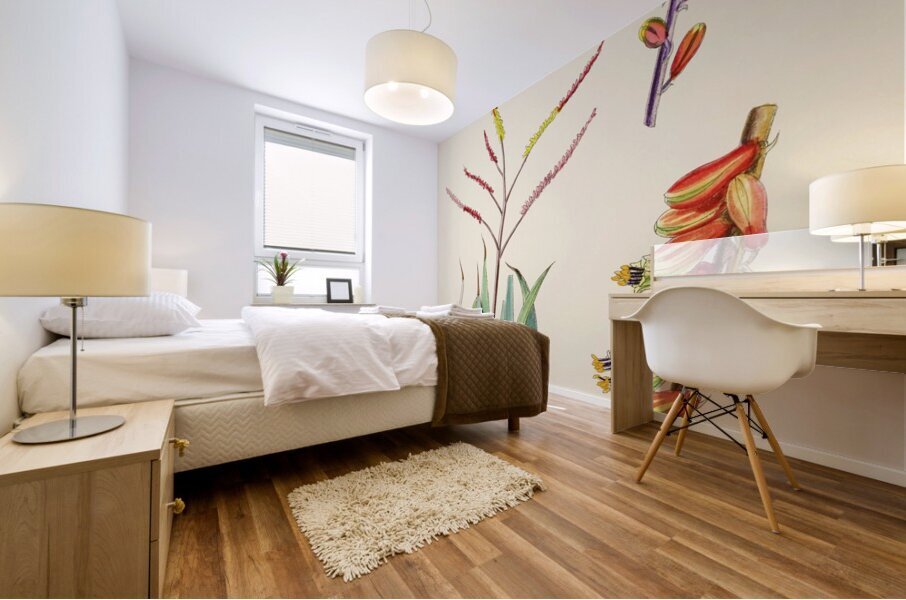 Aloe Globuligemma Mural print