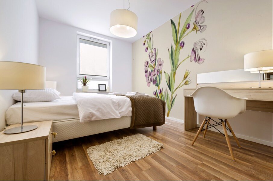 Clerodendron Triphyllum Mural print