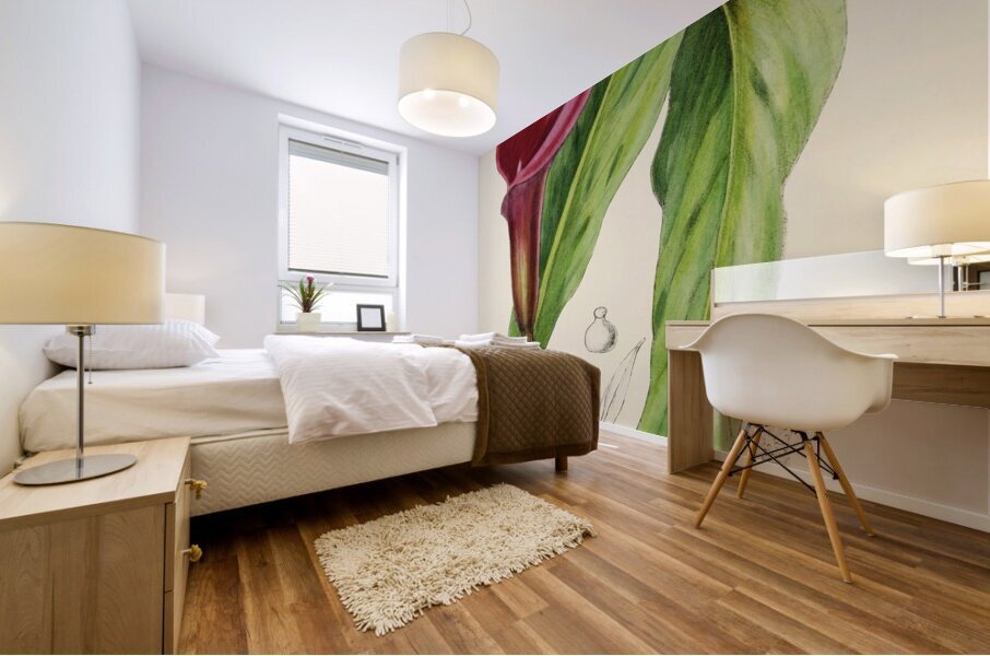 Richardia Rehmanni Mural print