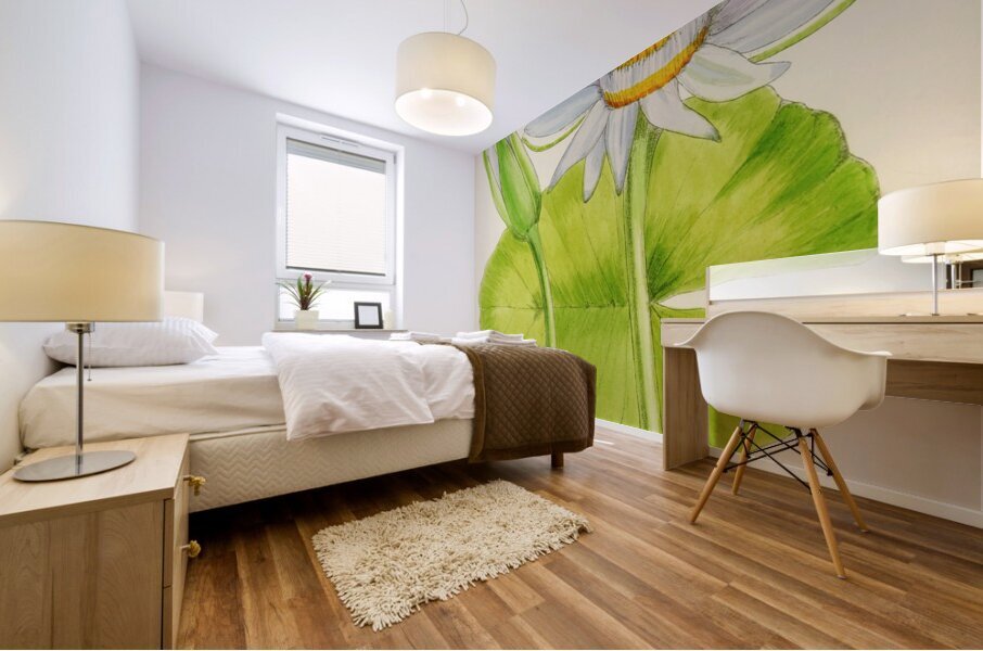 Nymphaea Stellata Mural print