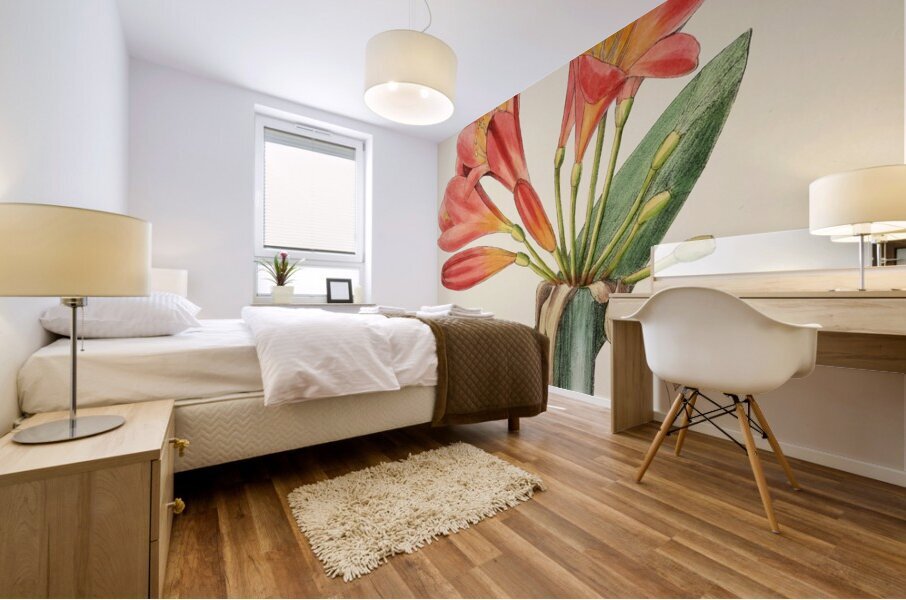 Clivia Miniata Mural print