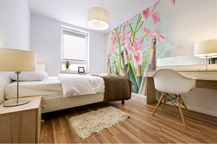 Calanthe veitch Mural print