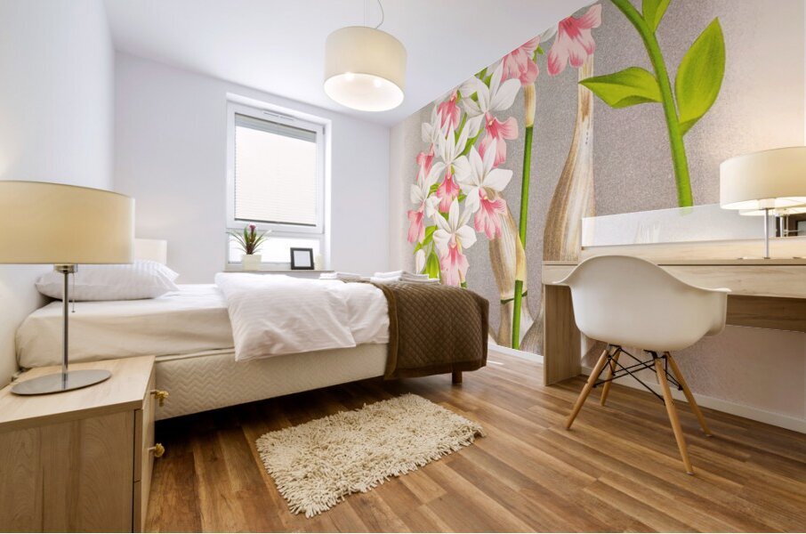 Calanthe regnieri Mural print