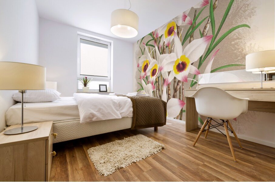 Dendrobium Falconeri Mural print
