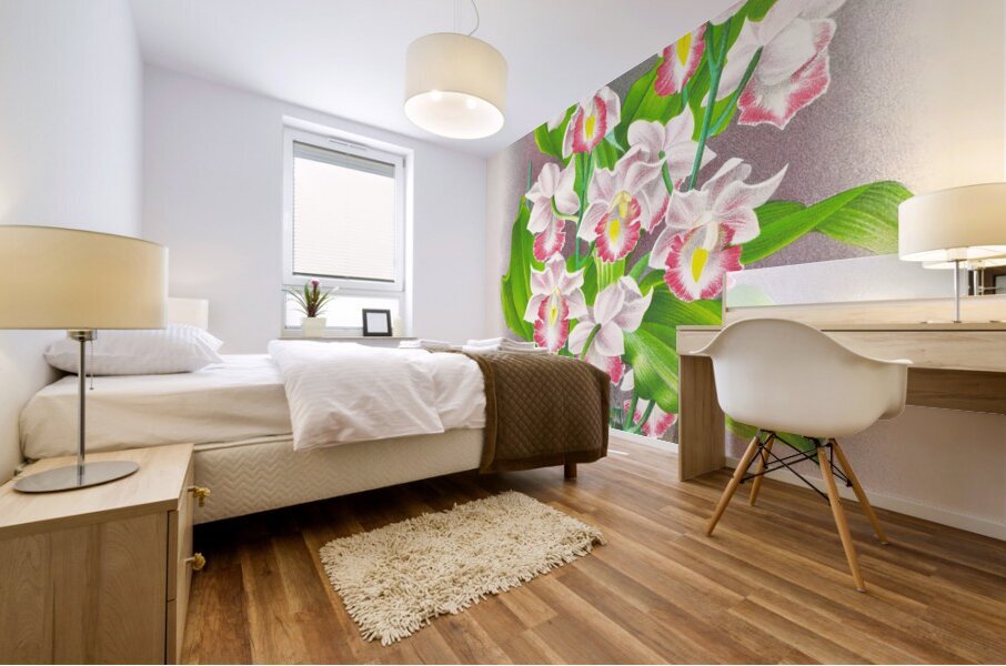 Phaius humbloti Mural print