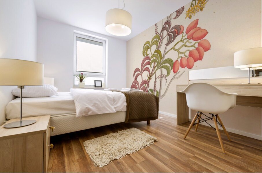 Cisfus Nov. Sp. [Cyphostemma quinatum] 1817 Mural print