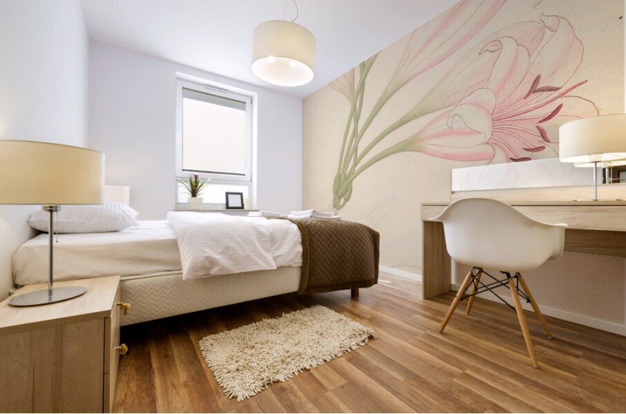 Amarillis [Crinum lineare] 1817 Mural print