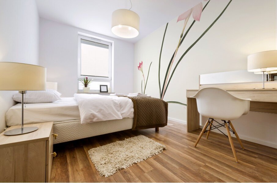 1. Zephyranthes Carinatus. 2. Zephyranthes Rosea. 1834 Mural print