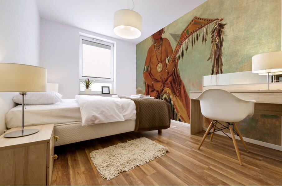 Cler-Mónt First Chief of The Tribe 1834 Mural print