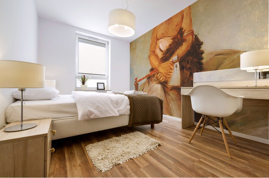 A’h-Sha-La-Cóots-Ah Mole In The Forehead Chief of The Republican Pawnee 1832  Mural print