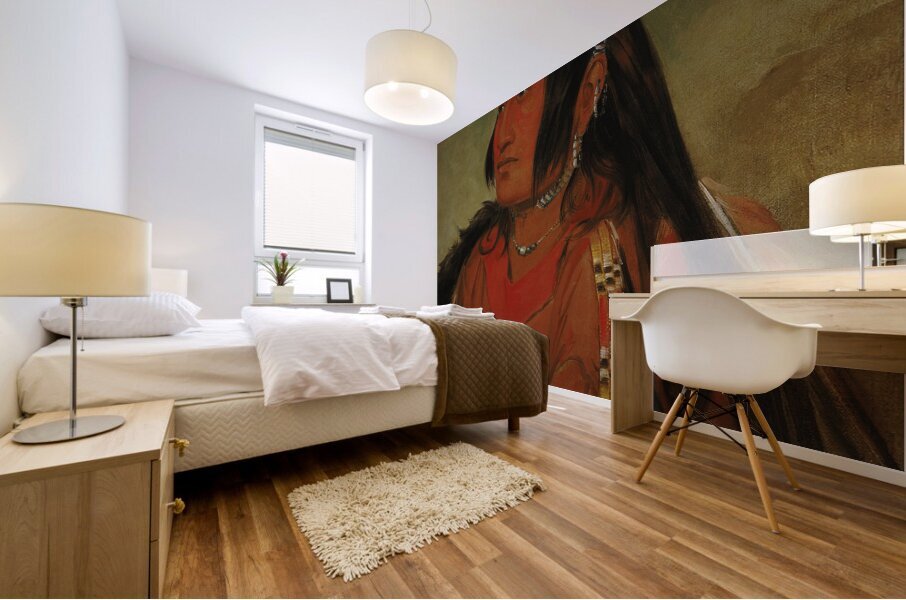 Wi-jún-jon Pigeon’s Egg Head The Light a Distinguished Young Warrior Mural print