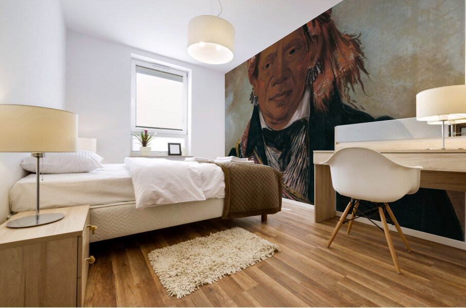 Bód-A-Sin Chief of The Tribe 1830 Mural print