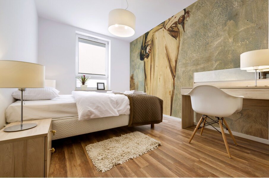 Káw-Kaw-Ne-Chóo-A a Brave 1828 Mural print