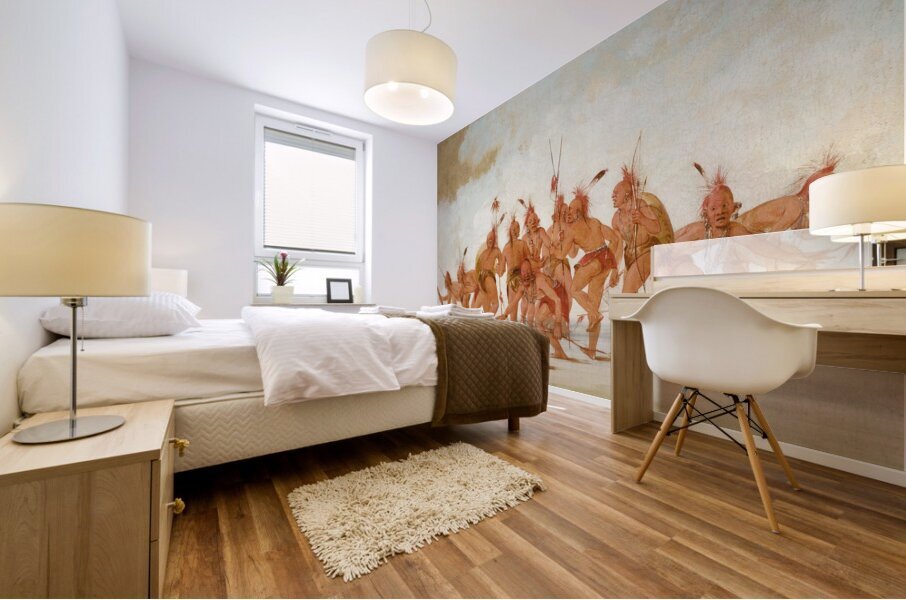 Discovery Dance Sac And Fox 1835-1837 Mural print