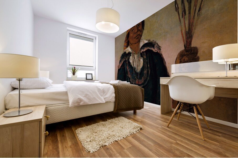 Ni-Có-Man The Answer Second Chief 1830 Mural print