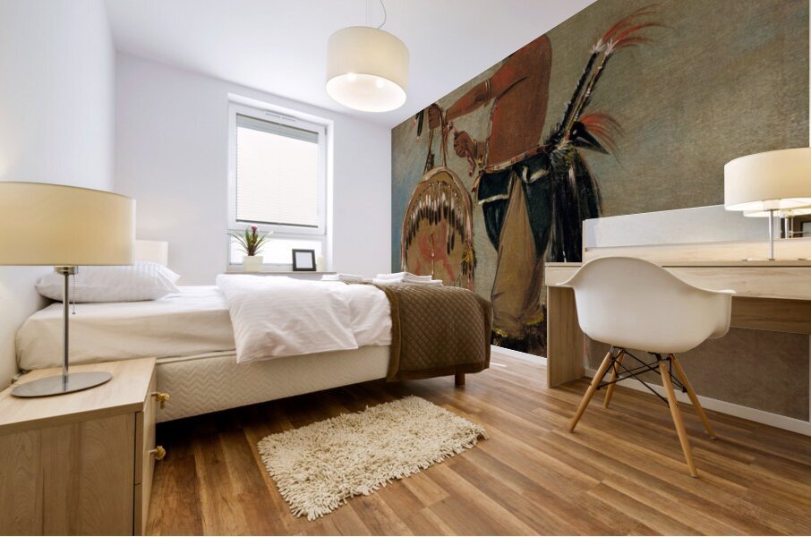 Pash-Ee-Pa-Hó Little Stabbing Chief a Venerable Sauk Chief 1835 Mural print