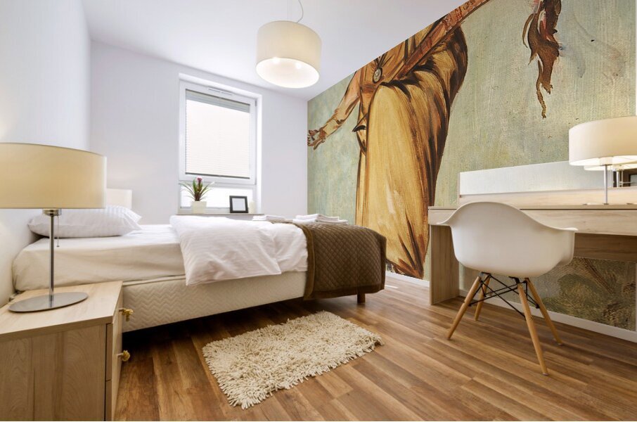 Náw-Káw Wood Former Chief of The Tribe 1828 Mural print