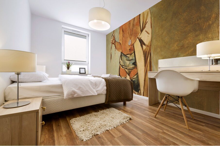 Naugh-Háigh-Hee-Kaw He Who Moistens The Wood 1828 Mural print