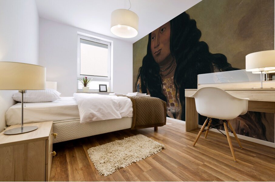 Tchón-Su-Móns-Ka Sand Bar Wife of The Trader François Chardon 1832 Mural print