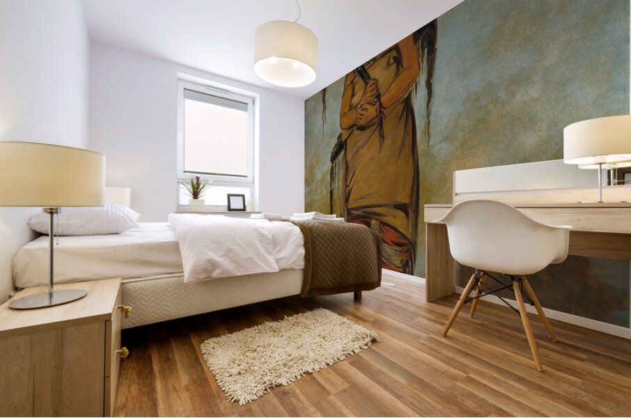 Wáh-Chees a Brave 1835 Mural print