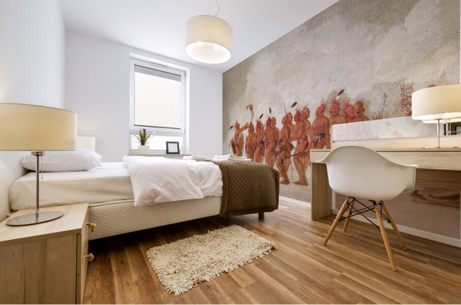 Slave Dance Sac And Fox 1835-1837 Impression murale