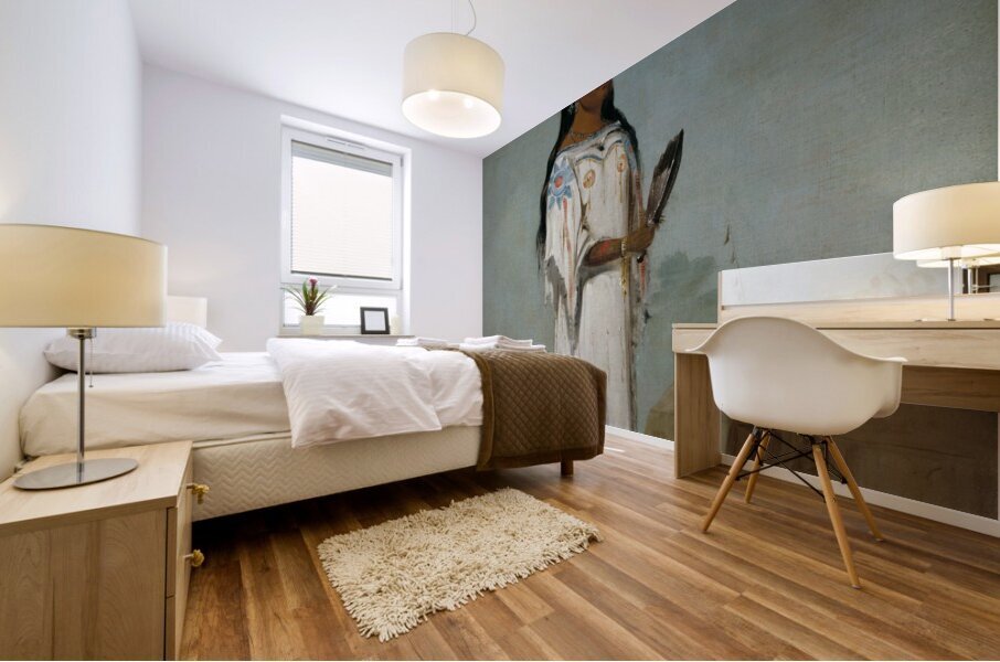 Seet-Sé-Be-A Midday Sun a Pretty Girl 1832 Mural print